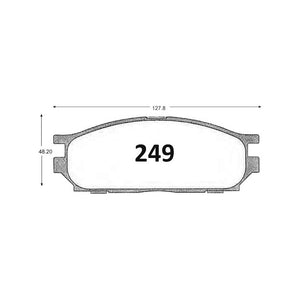 Pastillas de Freno GTX CLASSIC P0249 Mitsubishi Lancer 92 - imagen 2