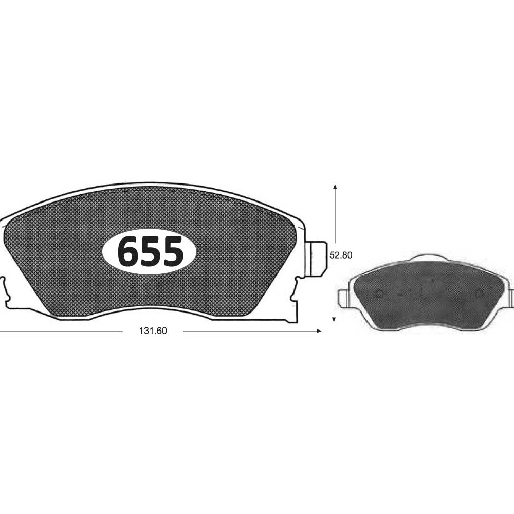 Pastillas de Freno ITAL BRAKES PM P0655 Chevrolet Montana Sport (2005–2012) - imagen 3