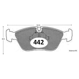 Pastillas de Freno GTX CLASSIC P0442 Volvo 850/S70/V70 - imagen 2