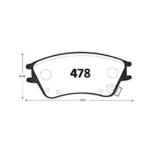 Pastillas de Freno Delanteras GTX CLASSIC P0478 Hyundai Elantra - imagen 3