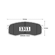 Pastillas de Freno Traseras GTX CLASSIC P1311 Maxus New V80 (2020–2021) - imagen 3
