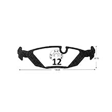 Pastillas de Freno Traseras GTX CLASSIC P0012 Bmw-Volvo-Saab - imagen 3