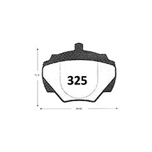 Pastillas de Freno Traseras GTX CLASSIC P0325 Land Rover - imagen 3