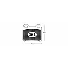 Pastillas de Freno GTX CLASSIC P0461 Mercedes Benz C (1994–1997) - imagen 3
