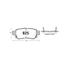 Pastillas de Freno GTX CLASSIC P0825 Honda Cr V (1996–2001) - imagen 3