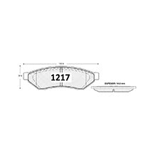 Pastillas de Freno Delanteras GTX CLASSIC P1271 Honda Legend Acura 2010 - imagen 3