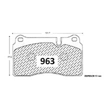 Pastillas de Freno Delanteras GTX CLASSIC P0963 Range Rover Supercharged 06 Del - imagen 3