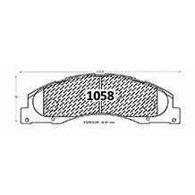 Pastillas de Freno Delanteras GTX CLASSIC P1058 Ford E-150/250/350 08 - imagen 3