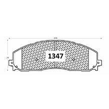 Pastillas de Freno Delanteras GTX CLASSIC P1347 Ford F250 4x4 (2022) - imagen 3