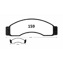 Pastillas de Freno GTX CLASSIC P0159 Ford F-450 D-T 88-97 - imagen 3