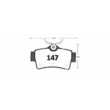 Pastillas de Freno GTX CLASSIC P0147 Ford Mustang T 93 - imagen 3