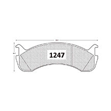 Pastillas de Freno Traseras GTX CLASSIC P1247 Camion Inter - imagen 3