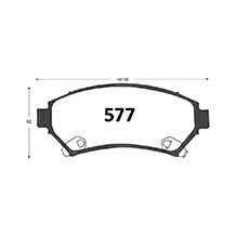 Pastillas de Freno GTX CLASSIC P0577 Chevrolet Venture 97- - imagen 3
