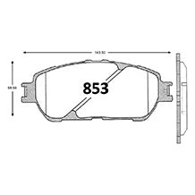 Pastillas de Freno GTX CLASSIC P0853 Toyota Solara D 04 - imagen 3