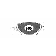 Pastillas de Freno GTX CLASSIC P0605 Ford Mondeo 2.5 T 02 - imagen 3