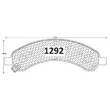 Pastillas de Freno Traseras GTX CLASSIC P1292 Chevrolet Express 03/09 - imagen 3