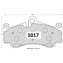 Pastillas de Freno Delanteras GTX CLASSIC P1017 Porsche 911 01/07 /Boxster S 06/10 - imagen 3
