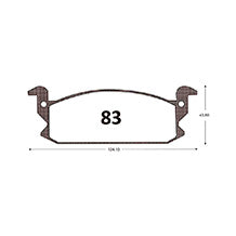 Pastillas de Freno GTX CLASSIC P0083 Daihatsu Charade-G-11 - imagen 3