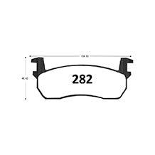 Pastillas de Freno GTX CLASSIC P0282 Datsun March Gl (1987–1988) - imagen 3