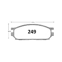 Pastillas de Freno GTX CLASSIC P0249 Mitsubishi Lancer 92 - imagen 3