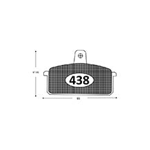 Pastillas de Freno GTX CLASSIC P0438 Suzuki Wagon/Vitara D - imagen 3