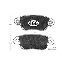Pastillas de Freno GTX CLASSIC P0466 Opel Astra T 99 - imagen 3