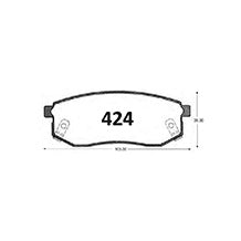 Pastillas de Freno GTX CLASSIC P0424 Hyundai Santamo Dlx (1999–2003) - imagen 3