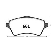 Pastillas de Freno GTX CLASSIC P0661 Rover Frelander 01 - imagen 3